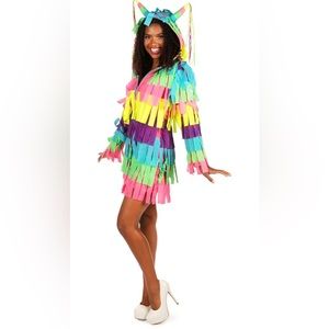 Women's Halloween Pinata Costume Dress - Size XL